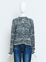 【BONICA dot GARDEN】ケーブルニット/ライトグレー