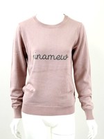 インターシャロゴ   トップス/BK