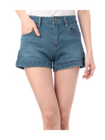 ストレッチデニムショートパンツ/ブルー(092)