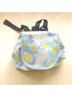 ハルジオンプリントベビーリュック/ブルー