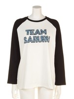 Saruru Collection 2015 S／S「ママ＆パパ：カモフラロゴTシャツ」/ピンク