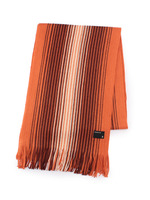 カラーボーダーニットストール/パープル系(383)