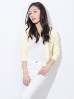 【O】クールムーンニットカーデ/GRAY