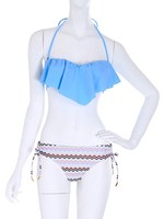 ジャグドフリルビキニ/イエロー