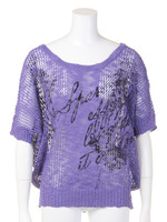 スラブクロスドルマンTOPS/オフホワイト