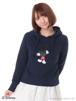メッセージパーカー（ミッキー）/Navy