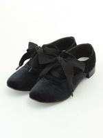 ワイドシューレースシューズ/BLKxBLK