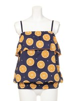 FRUITS TUBE TOP/BLACK