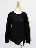 Zip Knit PO/ブラック