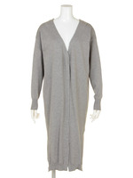 シルクニットロングCD/オフホワイト