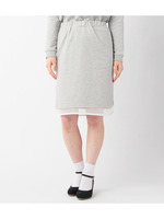 メッシュ切り替えタイトスカート/ネイビー(093)