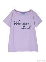 WanderLust ロゴTシャツ/モカ