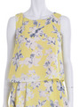 【DUO】 リゾートフラワータンクBL/イエロー