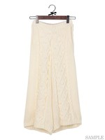 ケーブルガウチョ/ホワイト