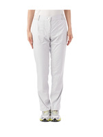 リブ使いスリムフィットパンツ/オフホワイト(003)