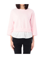 レイヤード風裏毛プルオーバー/ベビーピンク(071)