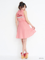 GlamRomanticギンガムワンピース/BLUE