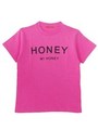 【8周年記念】HONEY logoT-shirt/fuchia pink