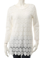 フラワーレースチュニック/イエロー