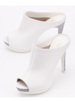 ストライプヒールブーサン/WHT