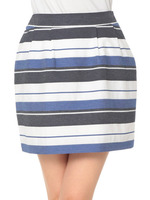 【セシルブック掲載】ボーダースカート/イエロー