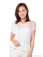 オパールニットプルオーバー/イエロー