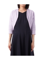 コットンボレロカーディガン/パープル系(080)