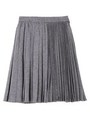 コンビネーションプリーツスカート/グレー