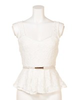 ベルトSETレースタンクTN/オフホワイト