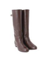 メタルラインローヒールブーツ/ブラック(019)