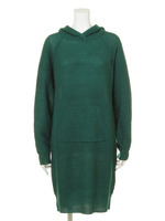 リブニットフーディOP/GRN