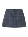 PREPPY A-LINE SKIRT/BLACK