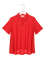 フレアカノコポロシャツ/RED