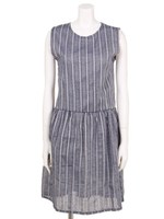 【Chille anap】ストライプ模様ワンピース/NVY