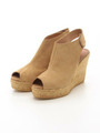 【ROSE BUD】VANCOUVER BACK STRAP WEDGE SANDAL/TABACO