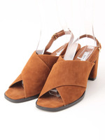 ローヒールミュールサンダル/BRW