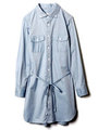 Luna B.D Shirt Dress/BEIGE