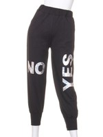 【ANAP】YES NOメタリックプリントSW PT/GRY