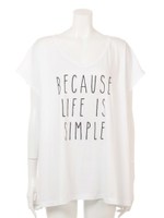 【anapmimpi】プリントルーズTシャツ/GRY