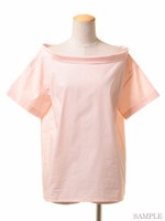 コットンシンプルブラウス/PK