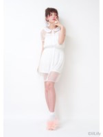 チュールワンピース/WHITE