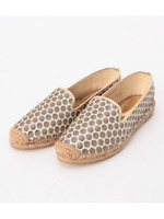 ドットラメエスパドリーユ/ブロンズ(408)