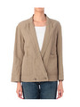 リネンシルク混テーラードジャケット/ベージュ系(052)