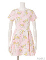 Risen Sky Retro Dress/LIGHT PINK