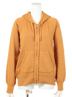 【定番】L9089ソフトヴィンテージ裏毛Zip upパーカ/マスタード