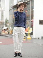 【KiiRA】PAISLEY CARGO PANTS/OFFWHT