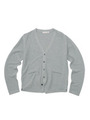 ガーター編みカーディガン/グレー(612)
