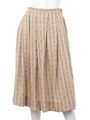 ネイティブストライプスカート/ベージュ