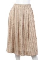 ネイティブストライプスカート/ベージュ