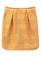 [L]シャドウボーダー柄ソフトコクーンスカート/ベージュ系(251)